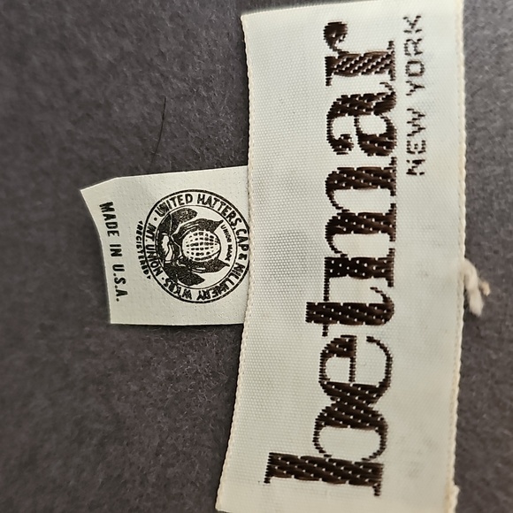 Betmar Vintage Charcoal Fedora with Chocolate Band - Picture 4 of 7